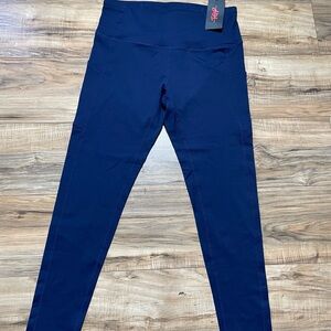 The Gym People Blue High Waisted Women’s Leggings Size XL (31” X 26.5”)